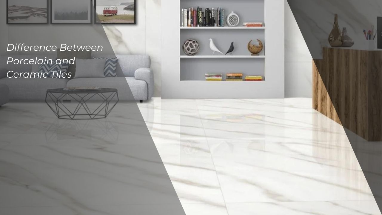 difference between ceramic and porcelain tile