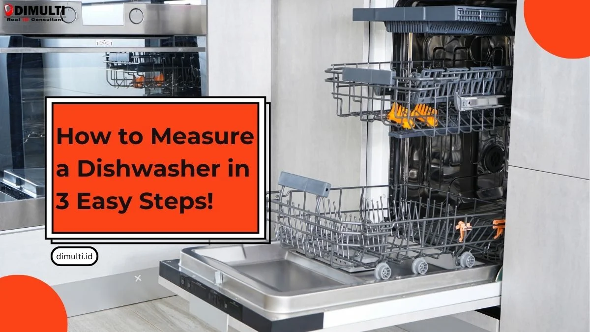 How to measure a dishwasher