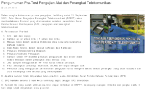 New Process ( Sample Pre-test in SDPPI test house )
