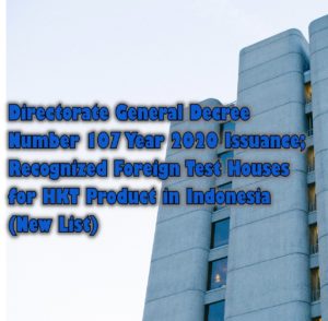 Directorate General Decree Number 107 Year 2020 Issuance