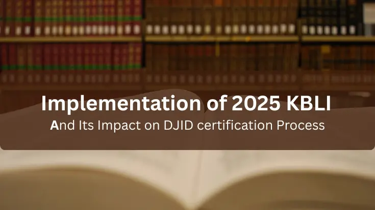 Implementation of 2025 KBLI