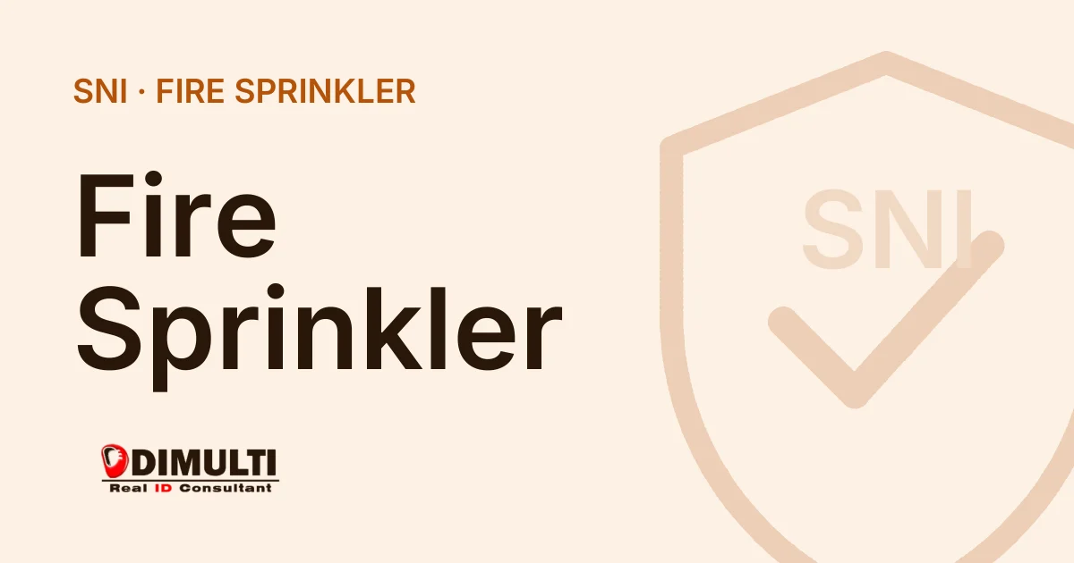 Safe Fire Sprinkler and Smoke Detector Distance According to SNI & NFPA