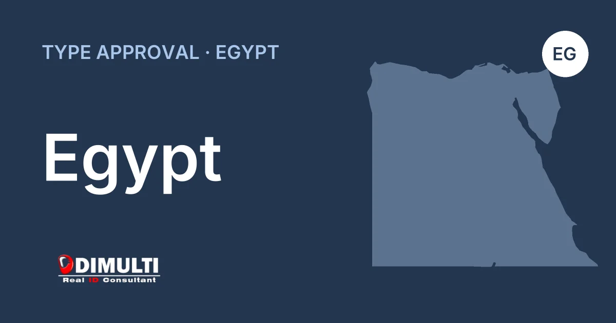 Mandatory Products of Egypt Type Approval Certification